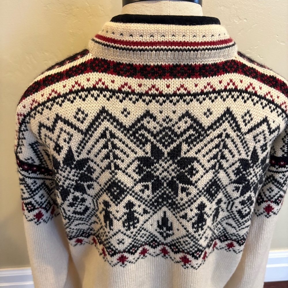 Dale of Norway 2002 SLC Olympic Sweater Full Zip Norwegian Wool Unisex Large - Picture 2 of 13
